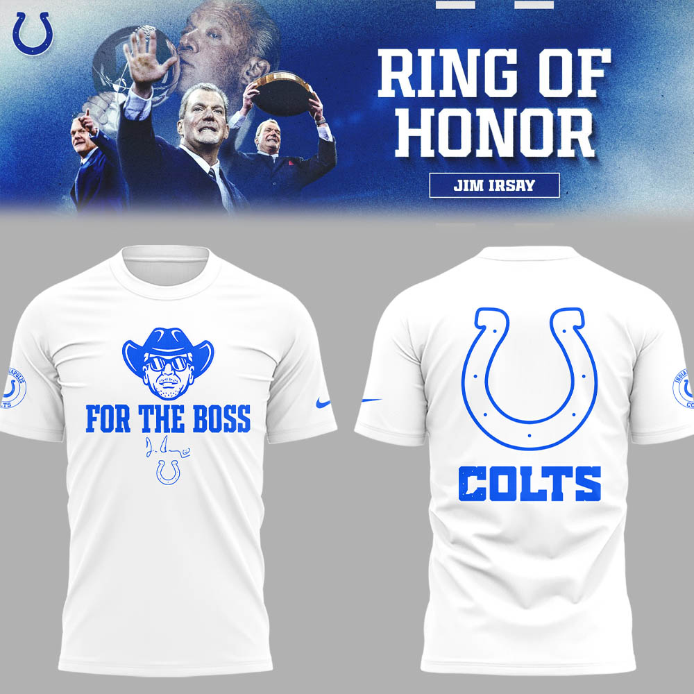 Limited Edition Indianapolis Colts "Honoring the memory of Jim Irsay" Shirt-LL25090710025