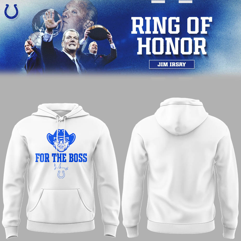 Limited Edition Indianapolis Colts "Honoring the memory of Jim Irsay" Hoodie-LL25090710027