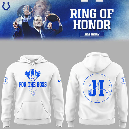 Limited Edition Indianapolis Colts "Honoring the memory of Jim Irsay" Hoodie-LL25090710028