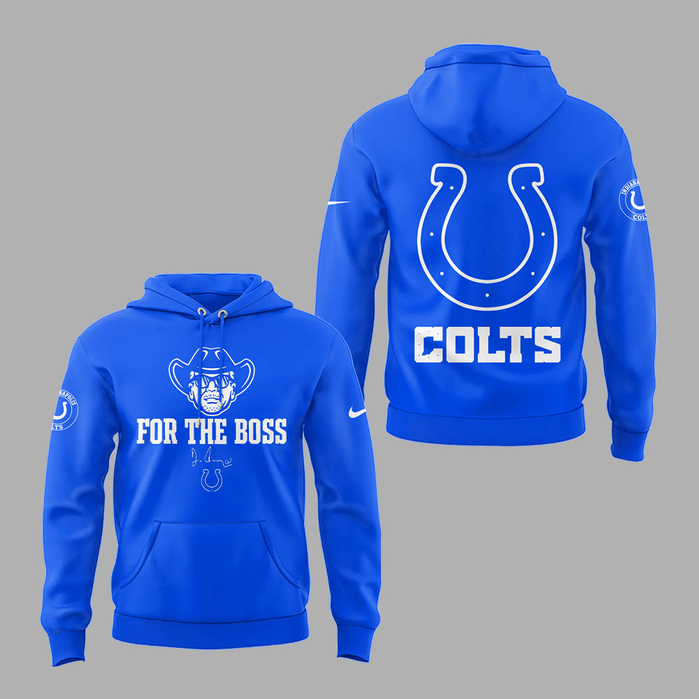 Limited Edition Indianapolis Colts "Honoring the memory of Jim Irsay" Hoodie-LL25090710031