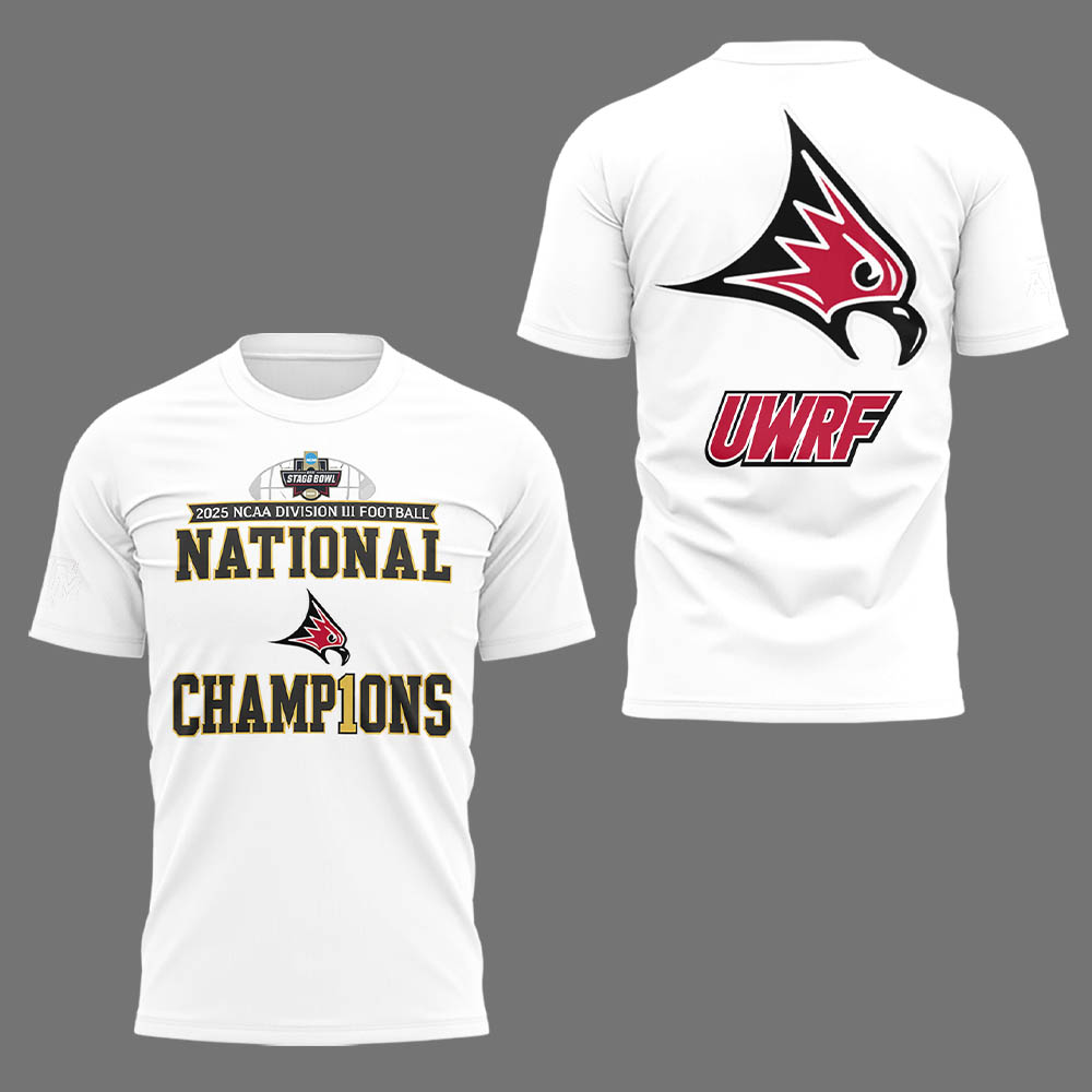 Limited Edition Falcon Football 2025 NCAA Division III National Champions TShirt-LL260105021