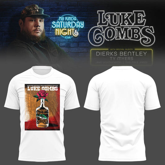 Limited Edition “My Kinda Saturday Night Tour” at Oklahoma Memorial Stadium Tshirt