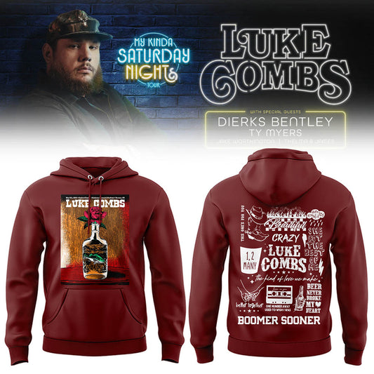 Limited Edition “My Kinda Saturday Night Tour” At Oklahoma Memorial Stadium Hoodie