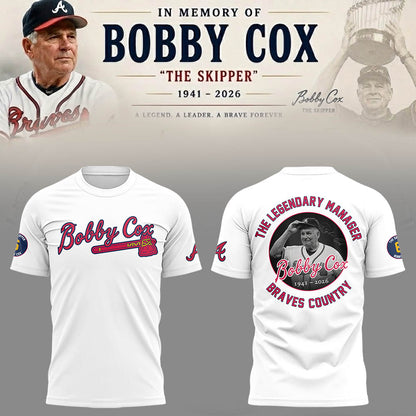 Remembering Bobby Cox – The Legendary Manager”⚾🪓 Shirt