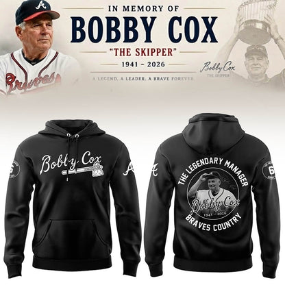 Remembering Bobby Cox – The Legendary Manager”⚾🪓 Hoodie