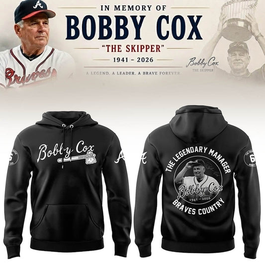 Remembering Bobby Cox – The Legendary Manager”⚾🪓 Hoodie