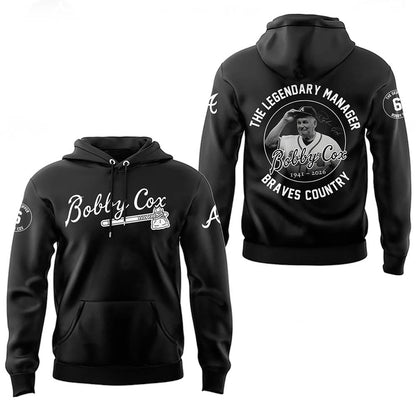 Remembering Bobby Cox – The Legendary Manager”⚾🪓 Hoodie