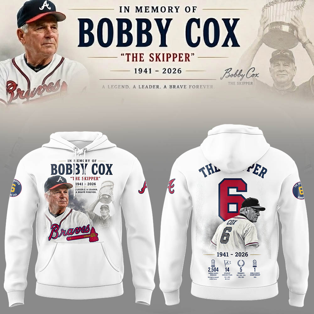 Remembering Bobby Cox – The Legendary Manager”⚾🪓 Hoodie
