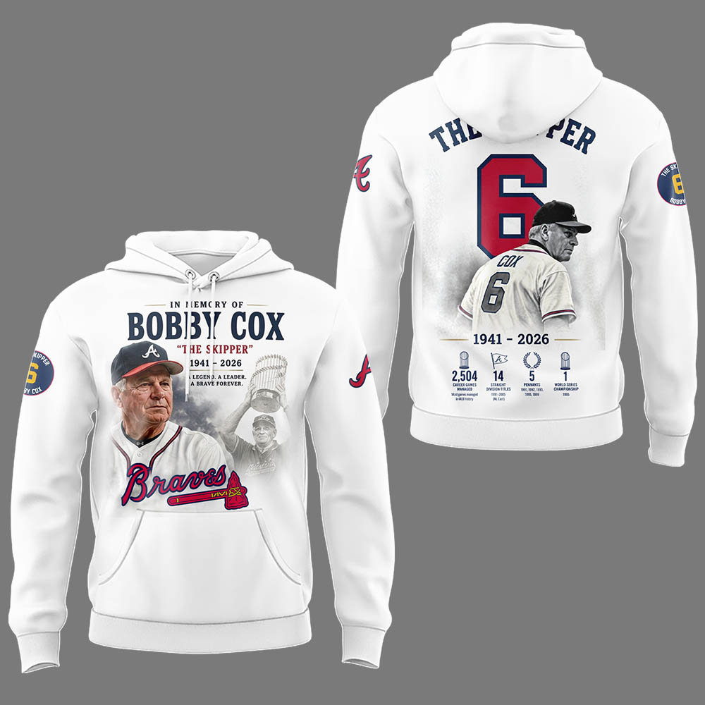 Remembering Bobby Cox – The Legendary Manager”⚾🪓 Hoodie