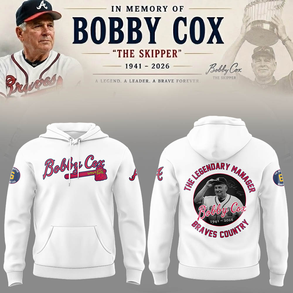 Remembering Bobby Cox – The Legendary Manager”⚾🪓 Hoodie