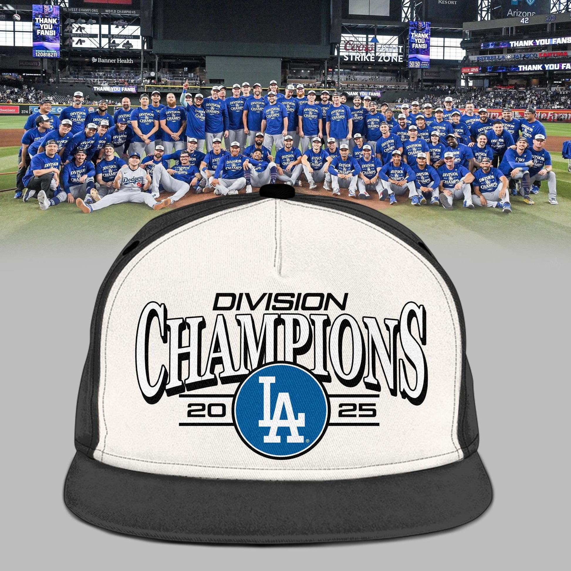 Los Angeles Dodgers 2025 NL West Division Champions Limited Hoodie