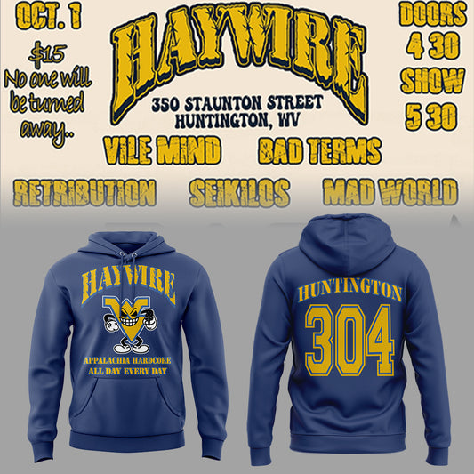 Limited Edition Haywire WV Night Tour Hoodie