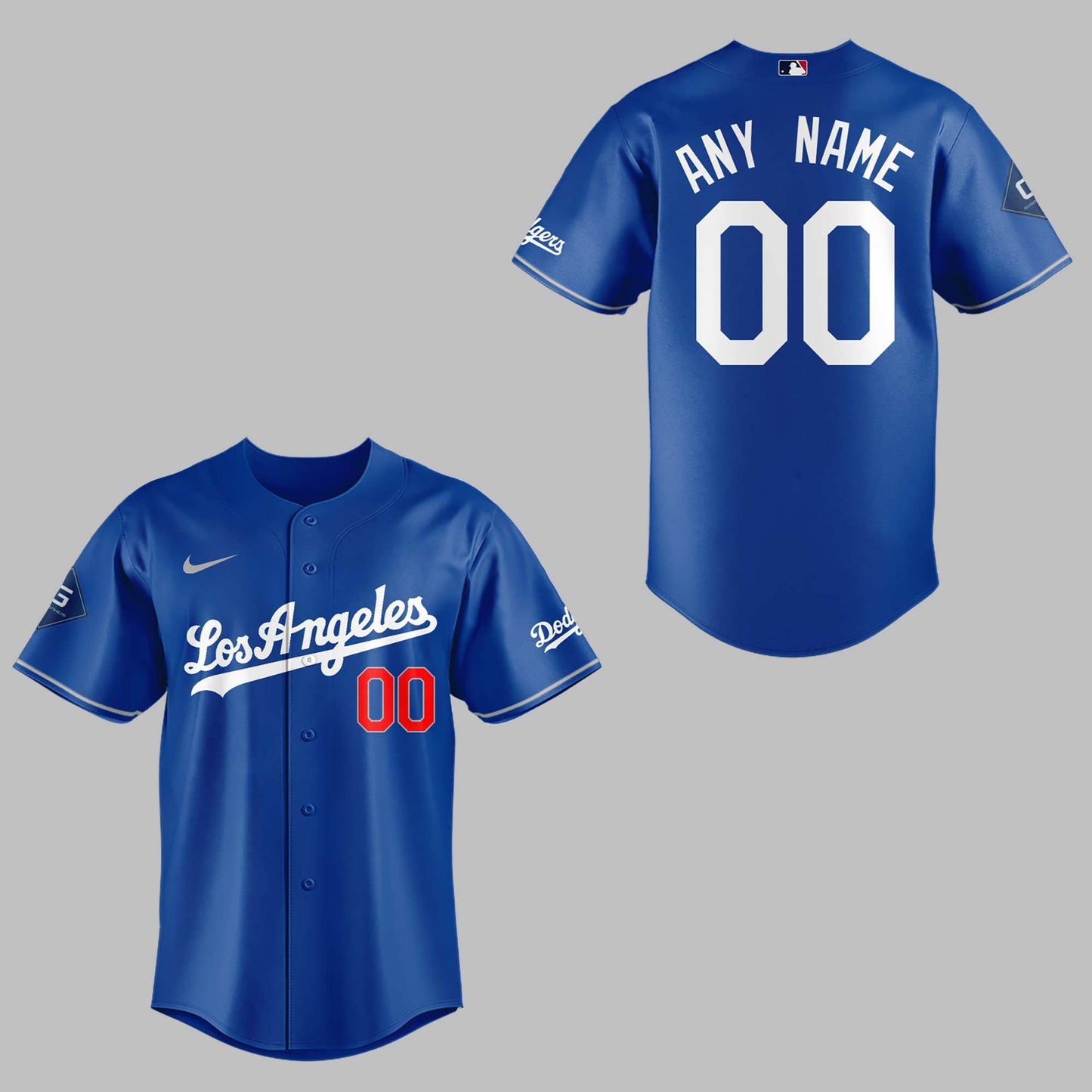 CUSTOM – Limited Edition Dodgers blue threads Jersey