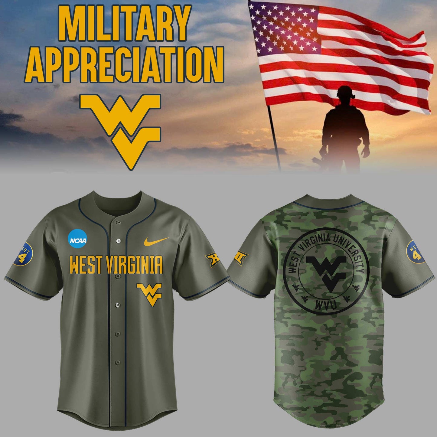 Limited Edition Military Appreciation Jersey-ND06092519