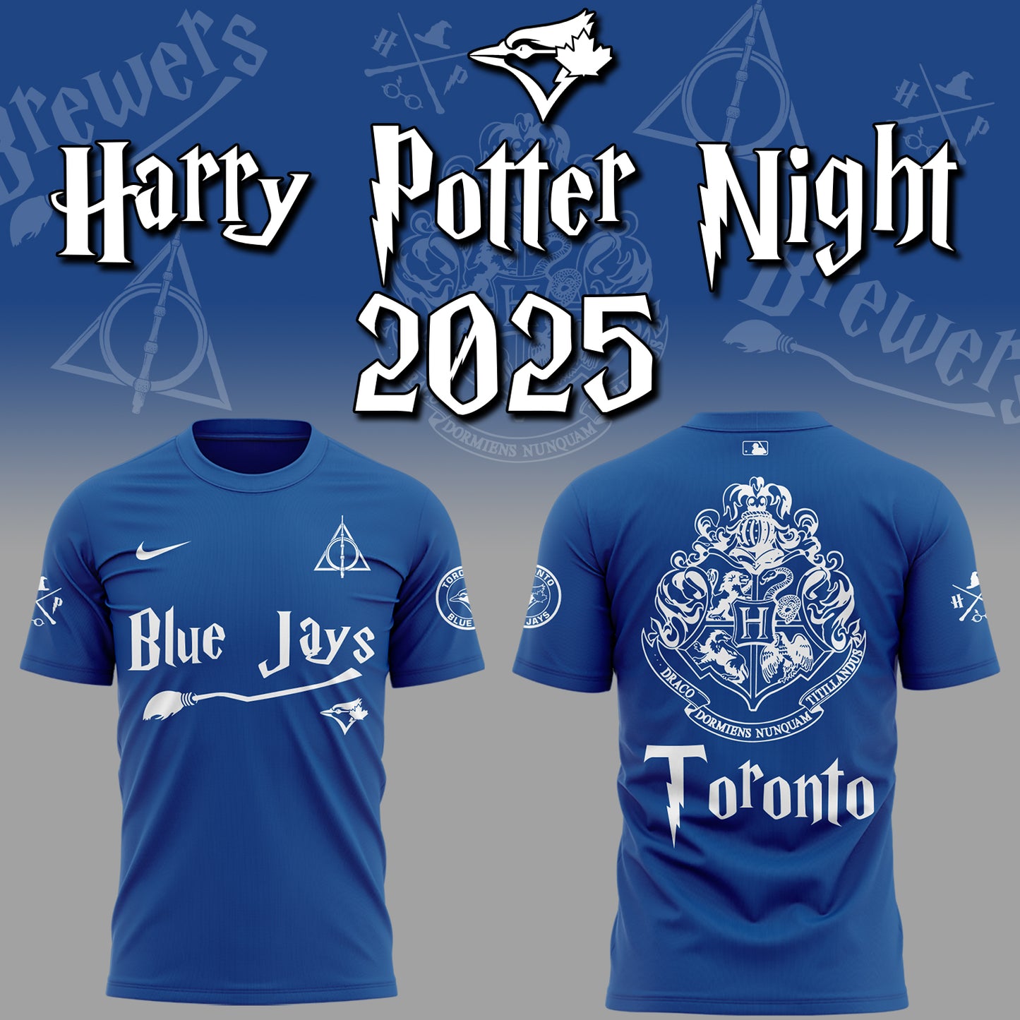 Exclusive 2025 Blue Jays x Harry Potter Night TShirt-ND08062501