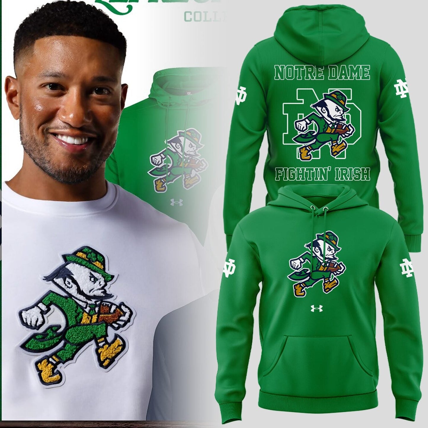 Limited Edition Irish Football Leprechaun Collection 2025 Hoodie