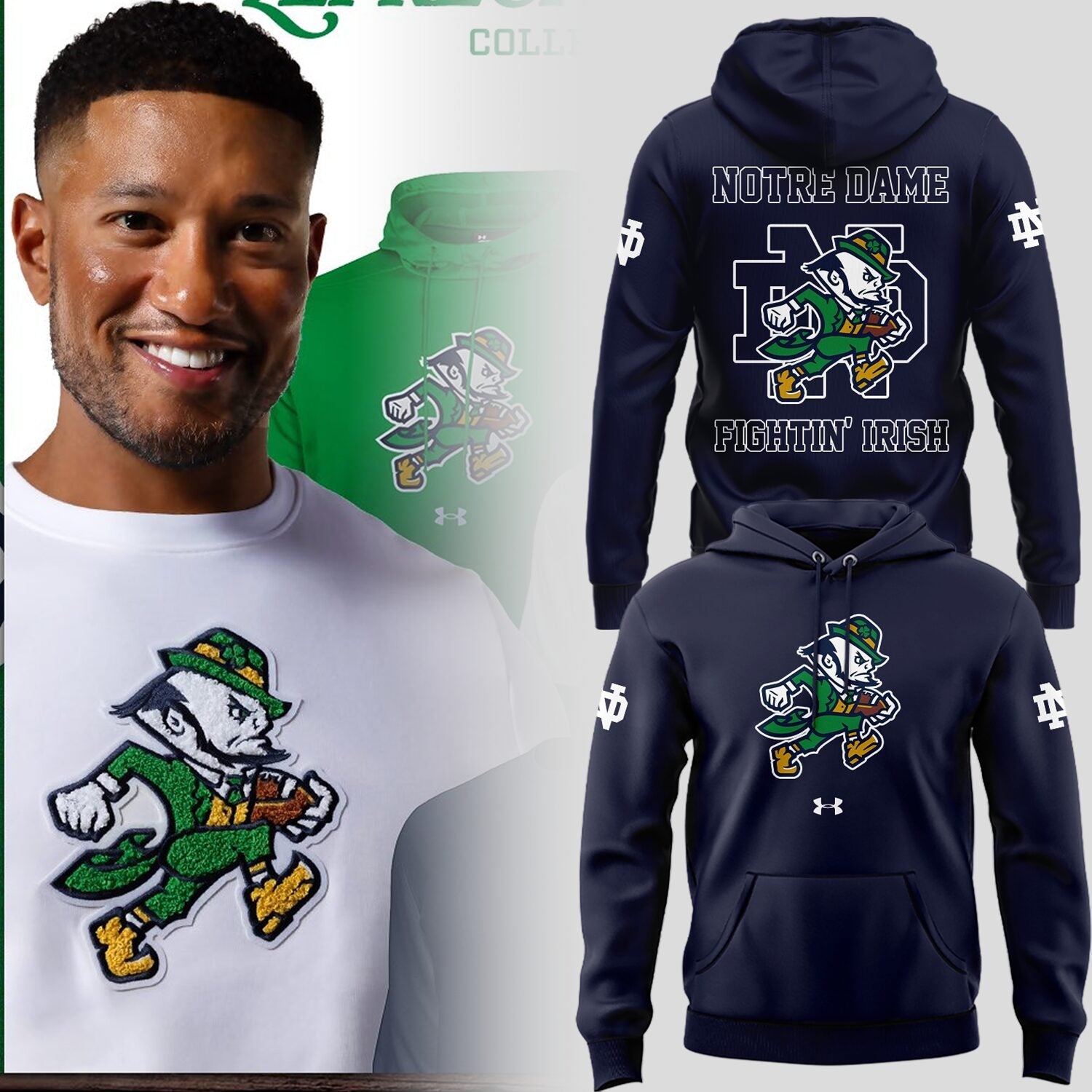Limited Edition Irish Football Leprechaun Collection 2025 Hoodie