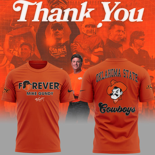 Limited Edition OSU Cowboy Thank You Coach Mike T-Shirt