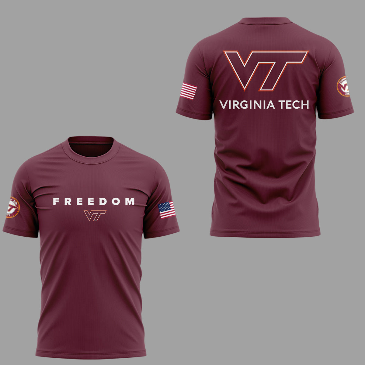 Limited Edition Virginia Tech x Turning Point USA 2025 TShirt