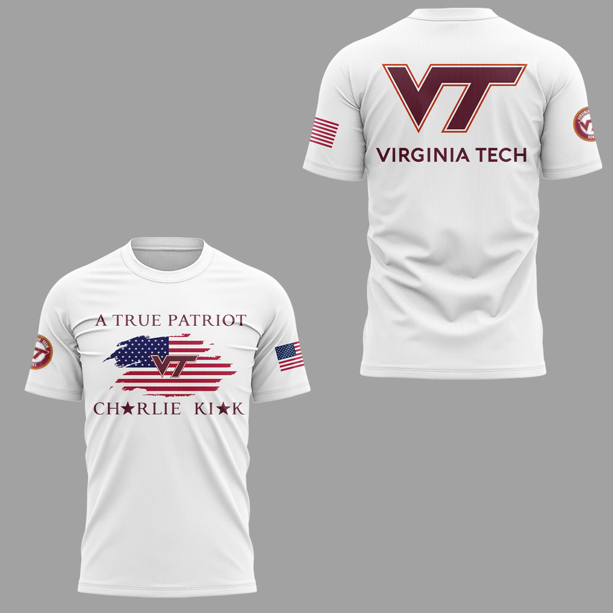 Limited Edition Virginia Tech x Turning Point USA 2025 TShirt