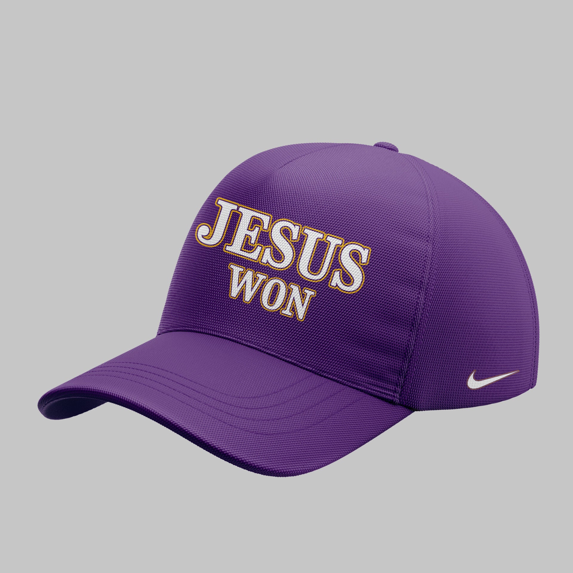Special Edition Tigers JESUS WON Purple TShirt-ND11042507