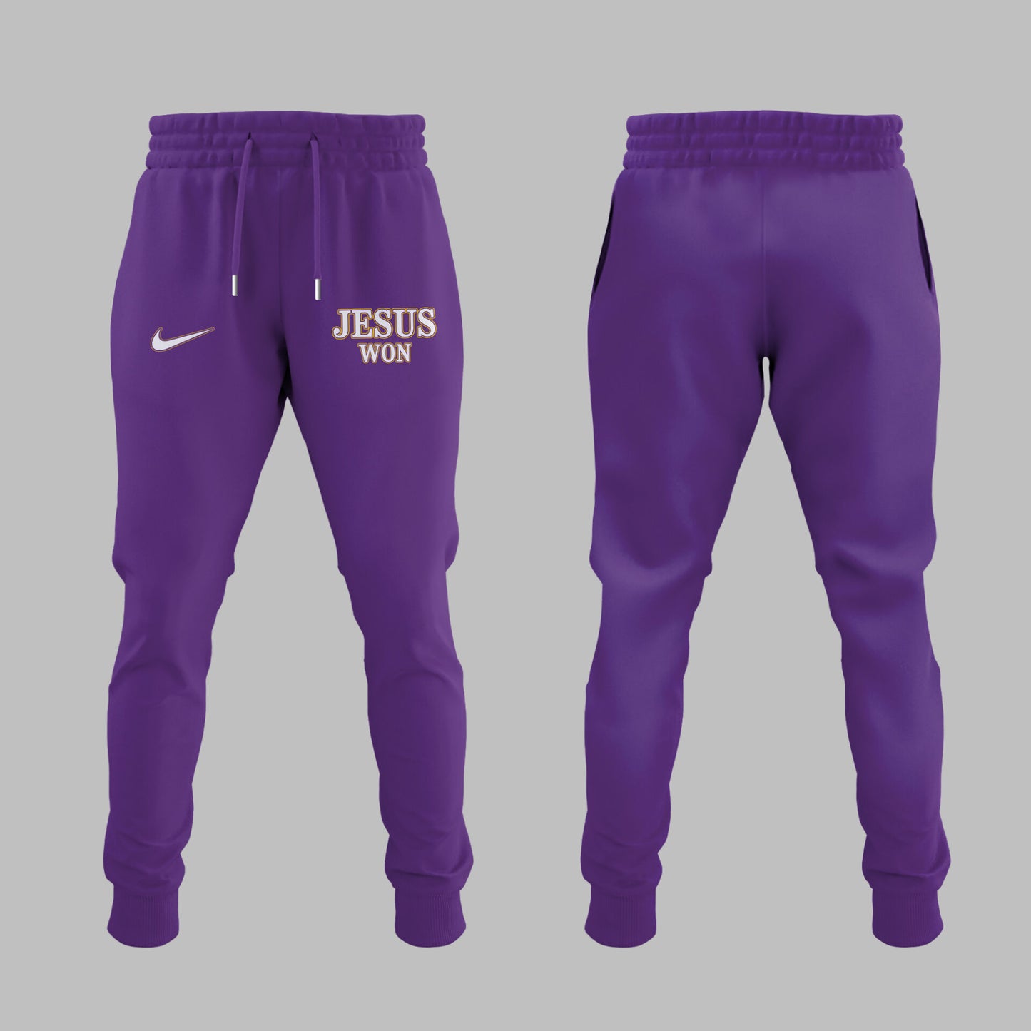 Special Edition Tigers JESUS WON Purple Hoodie-ND11042506