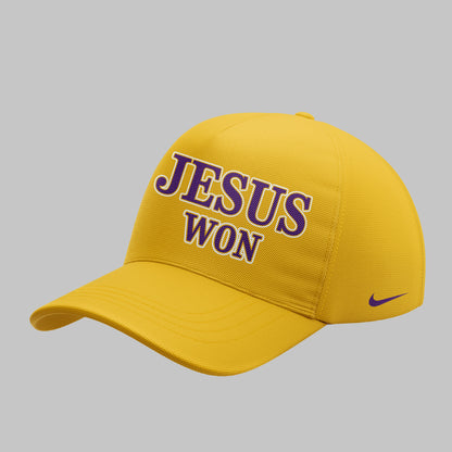 Special Edition Tigers JESUS WON Yellow Hoodie-ND11042512