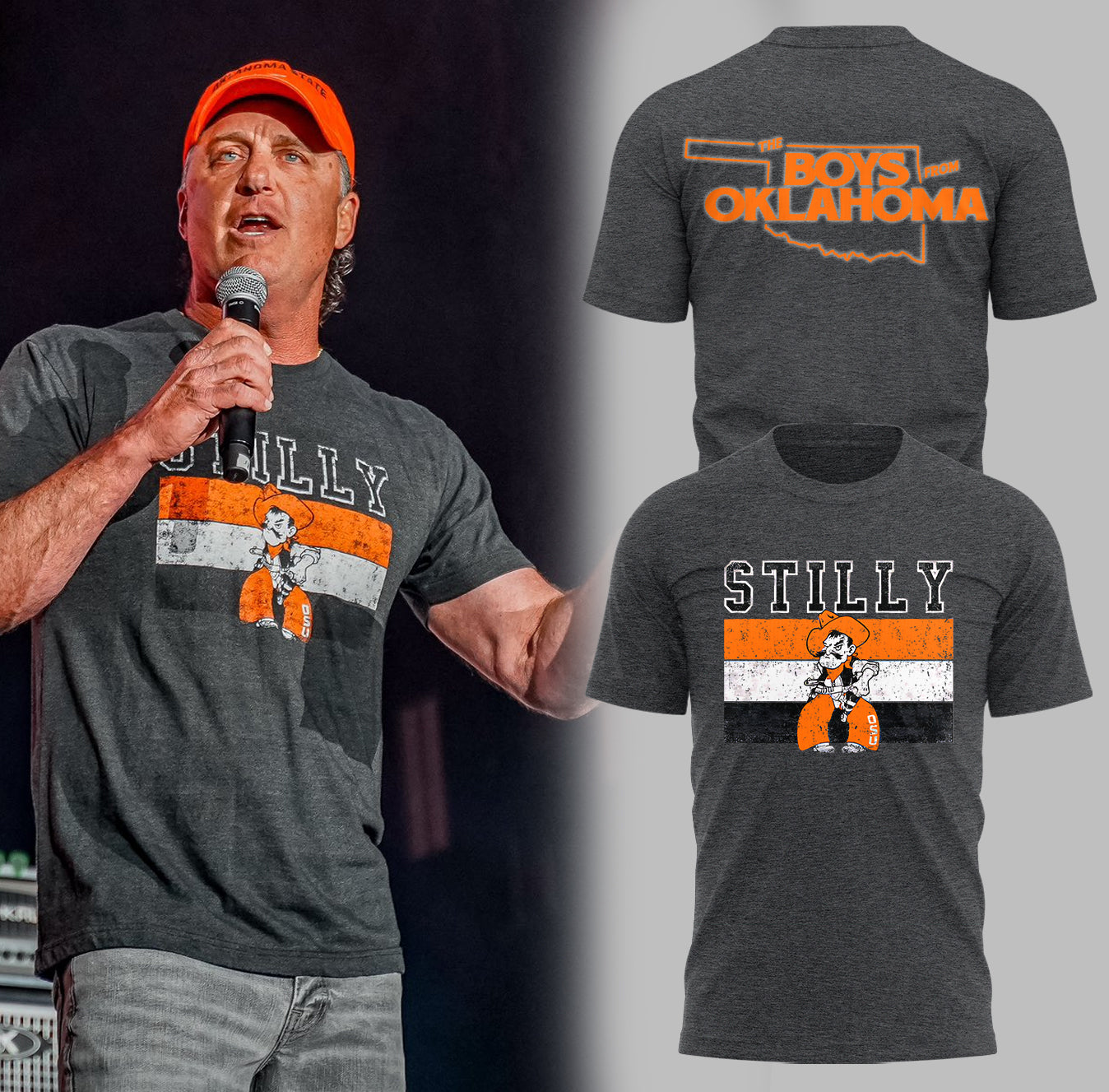 Limited Edition OSU Cowboy STILLY TShirt-PA04112516