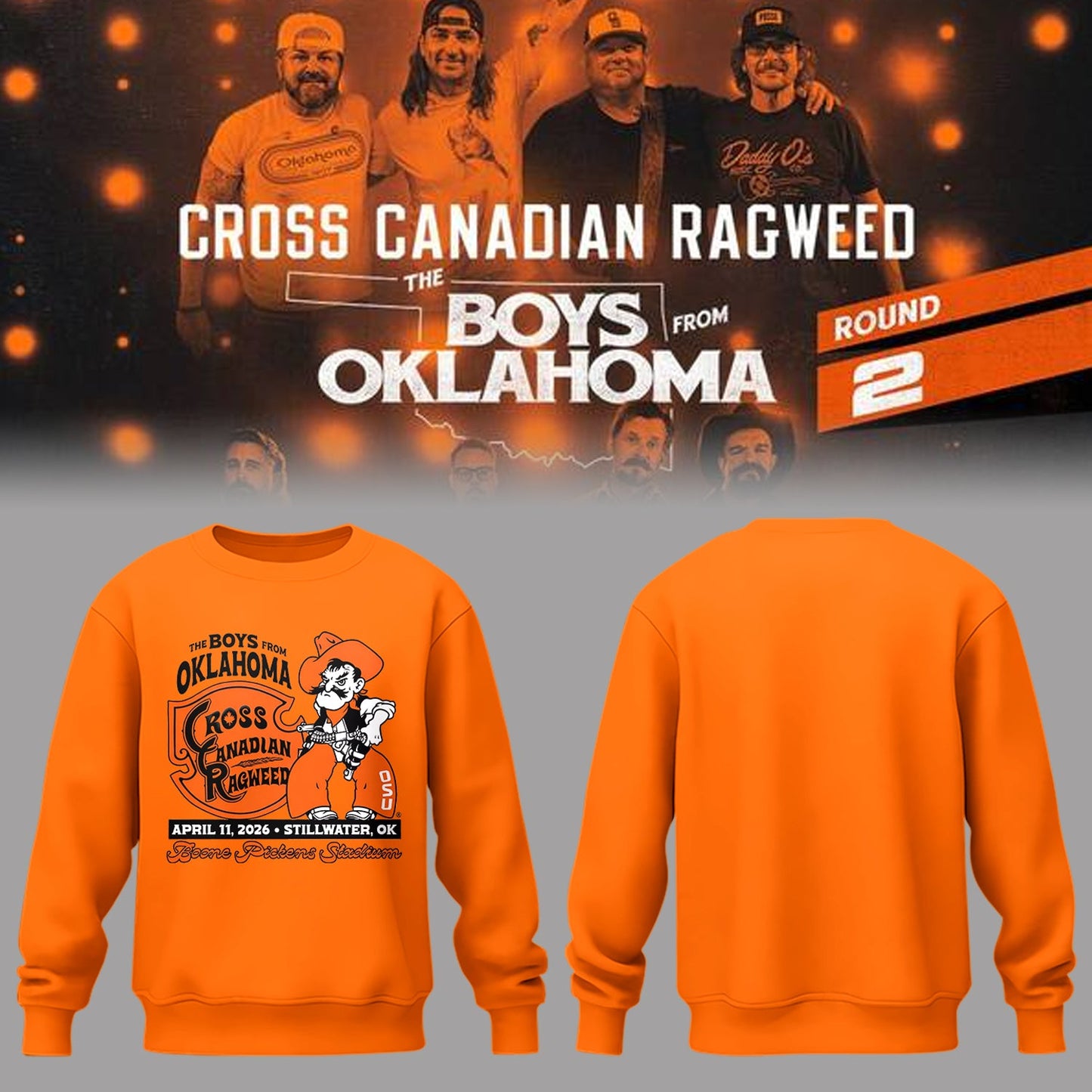 Limited Edition The Boys From Oklahoma 2026 (Round 2) Sweatshirt-PA041526037