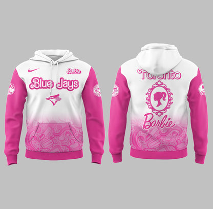 Limited Edition Blue Jays Baseball Barbie Night Hoodie-PA04252503