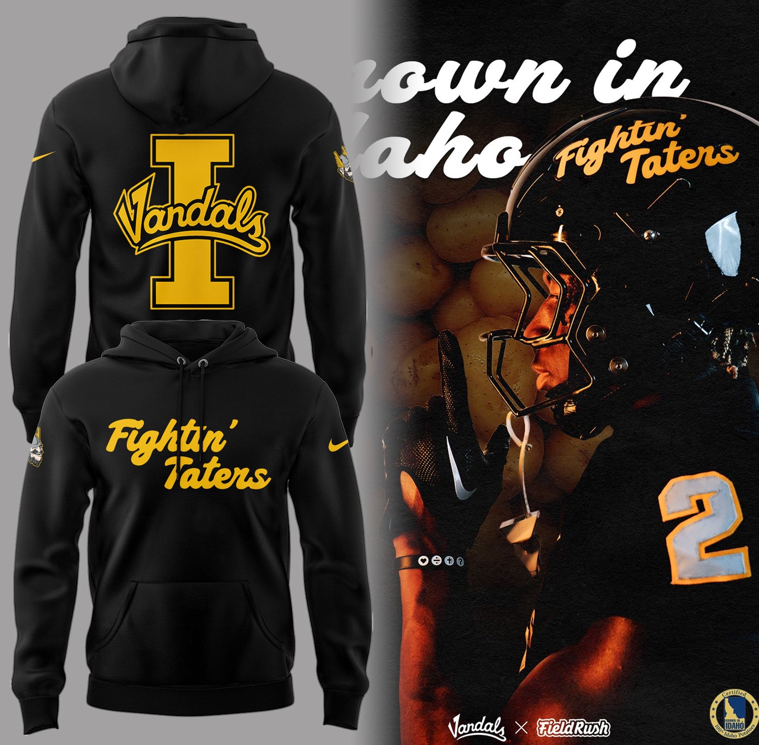 Limited Edition Fightin’ Taters Hoodie