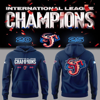 Limited Edition JaxShrimp 2025 International League Champions Hoodie-PA092625010