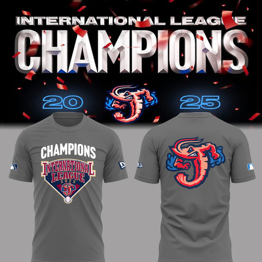 Limited Edition JaxShrimp 2025 International League Champions Tshirt-PA092625017