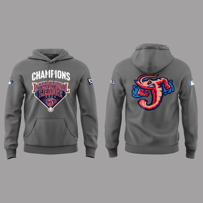 Limited Edition JaxShrimp 2025 International League Champions Hoodie-PA092625018