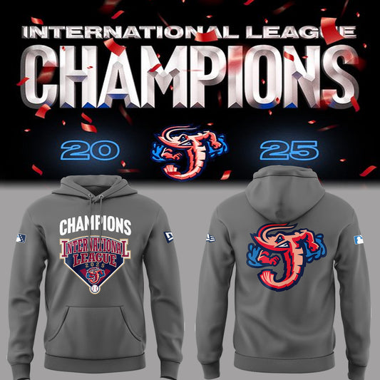 Limited Edition JaxShrimp 2025 International League Champions Hoodie-PA092625018