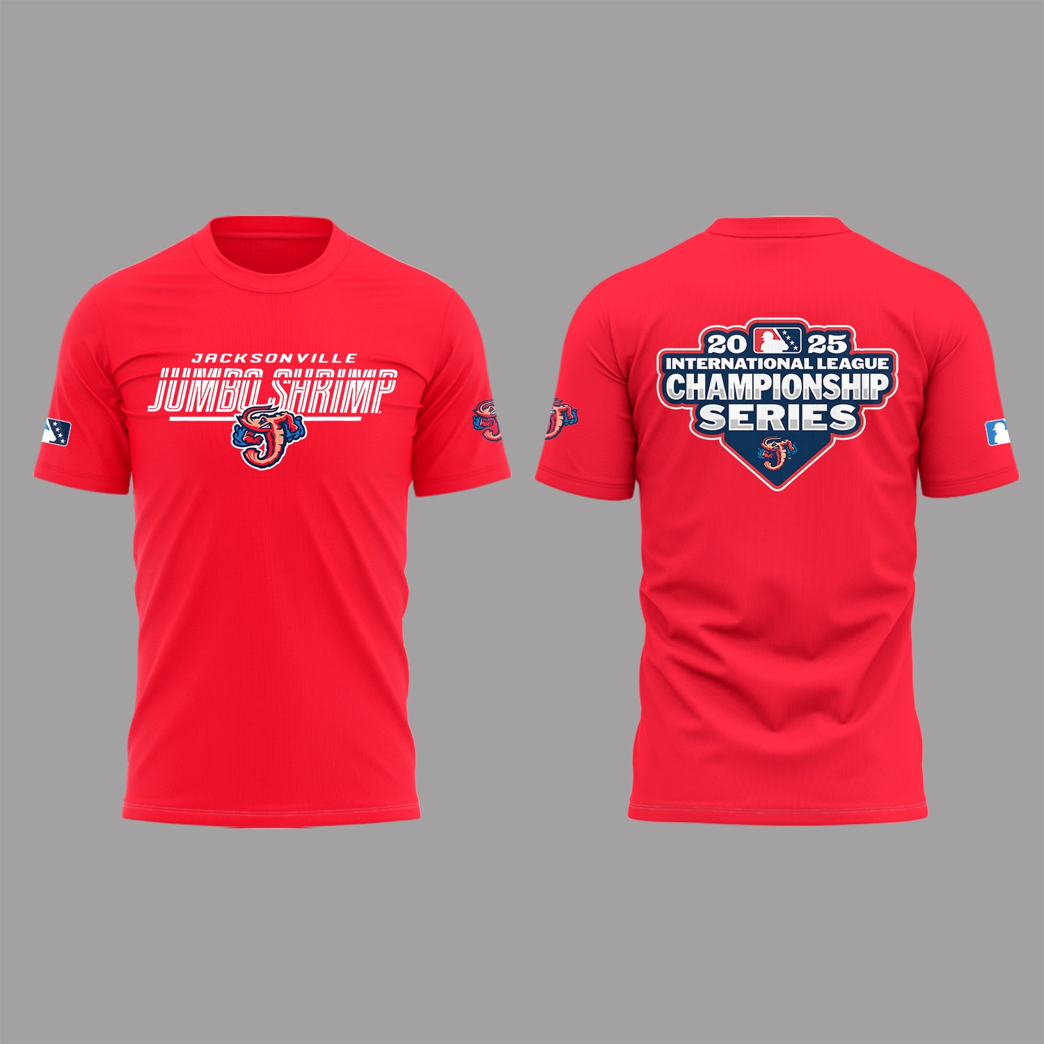 Limited Edition JaxShrimp 2025 International League Champions Tshirt-PA092625019