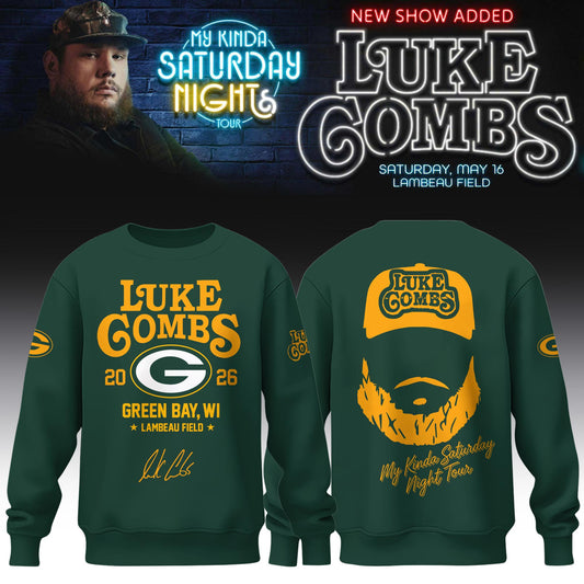 Green Bay Packers x LC My Kinda Saturday Night Tour 2026 Limited Editions Sweatshirt