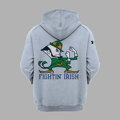 Limited Edition Notre Dame Coach Marcus Freeman Raglan Hoodie