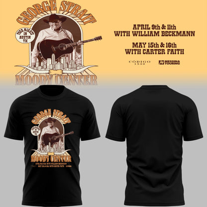 G.Strait returns to Moody Center on April 9 & 11 TShirt
