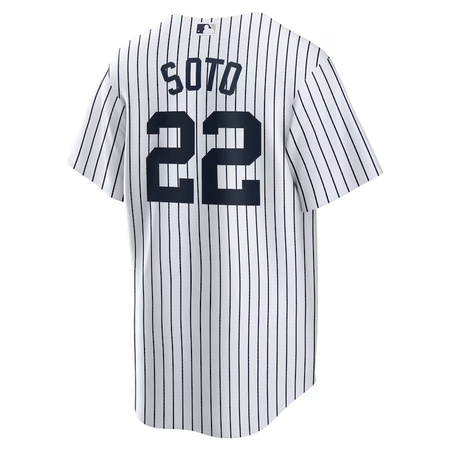 New York Yankees Juan Soto Nike White Home Replica Player Jersey-PU091324360