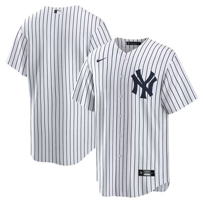 New York Yankees Nike White Home Replica Team Jersey-PU091324363