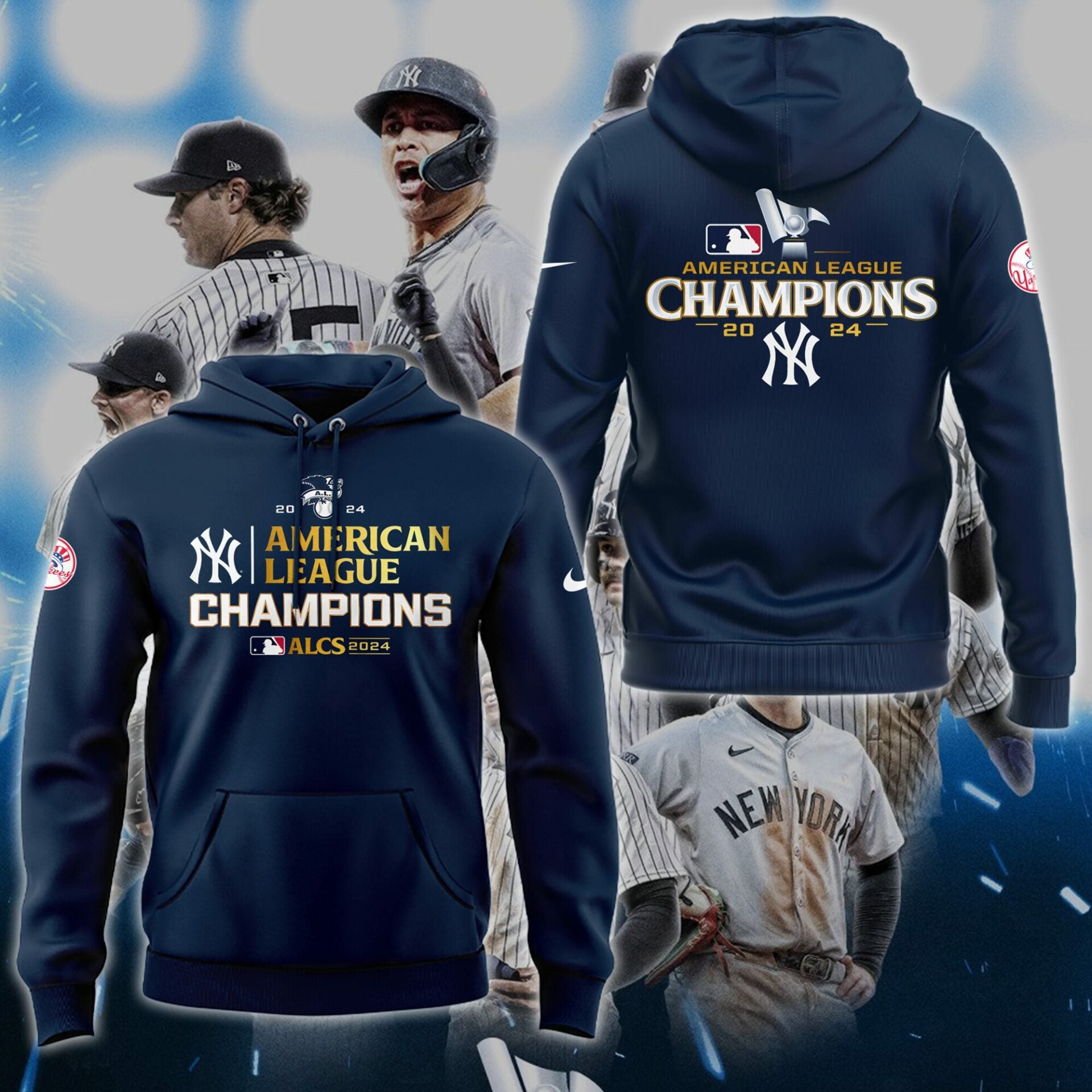 New York Yankees MLB 2024 Nike Limited Hoodie-PU1021241054