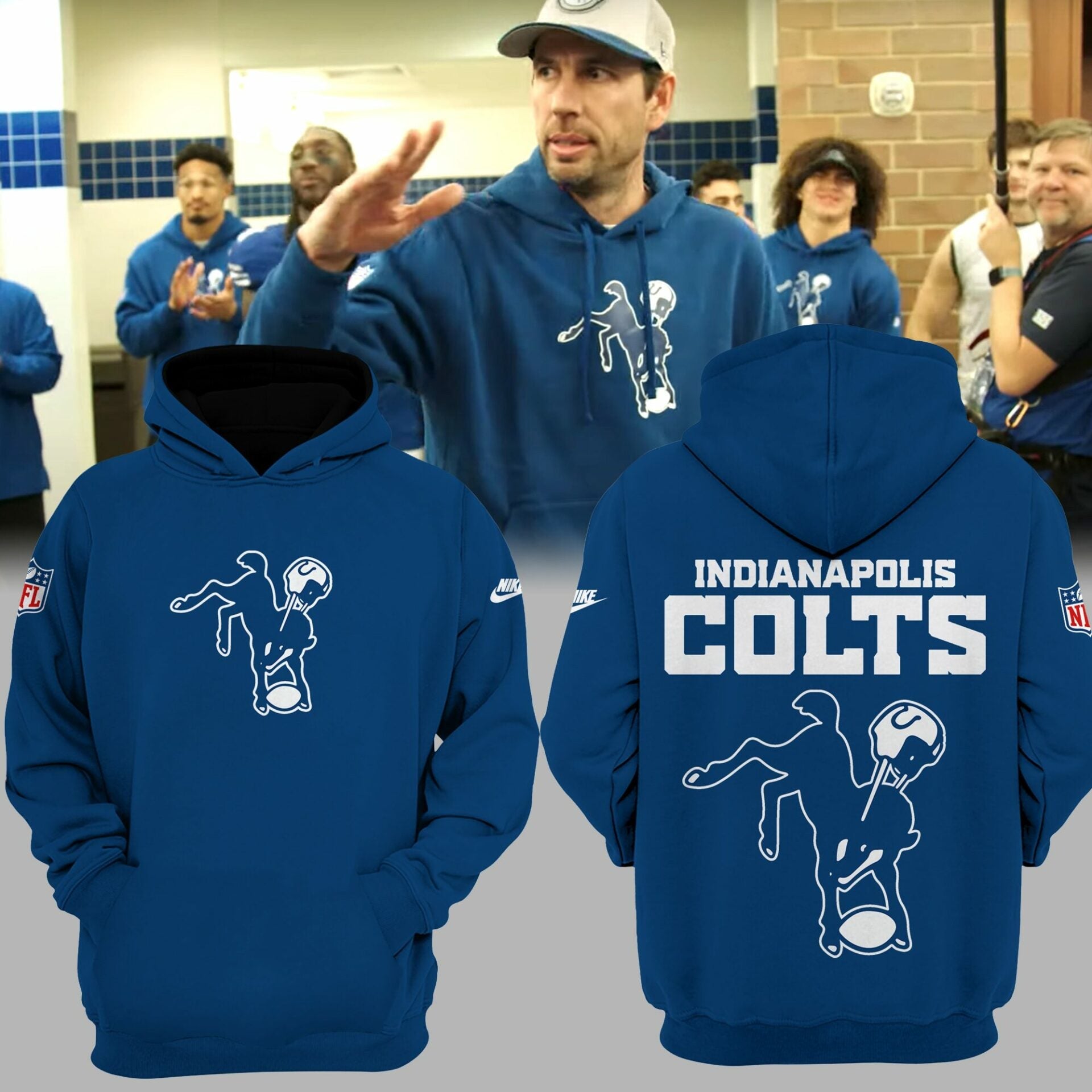 Indianapolis Colts Limited Hoodie-PU1026241033