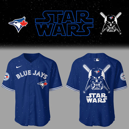 Blue Jays Baseball 2025 Limited "Blue Jays x Star Wars" Blue Jersey-PU25040201