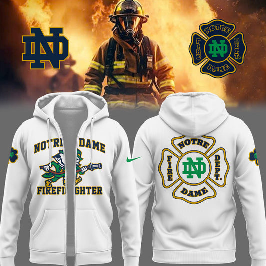 Limited Edition Irish Football x Firefighter Appreciation Day 2025 Zip Hoodie