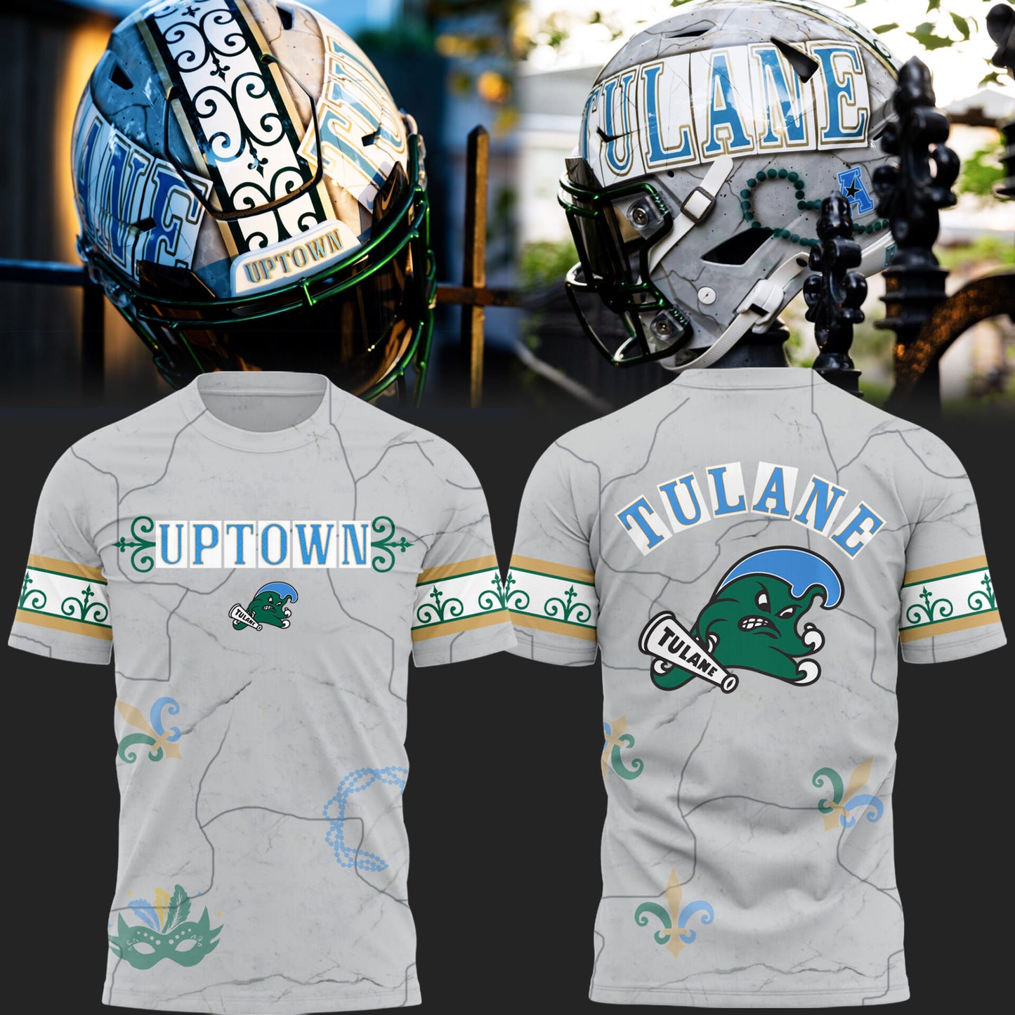 Limited Edition Tulane Football City Edition #UptownFootball TShirt-PU25102207