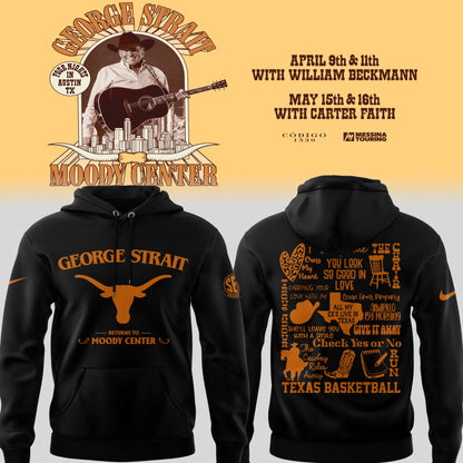 Texas 🏀 G.Strait returns to Moody Center on April 9 & 11 Hoodie