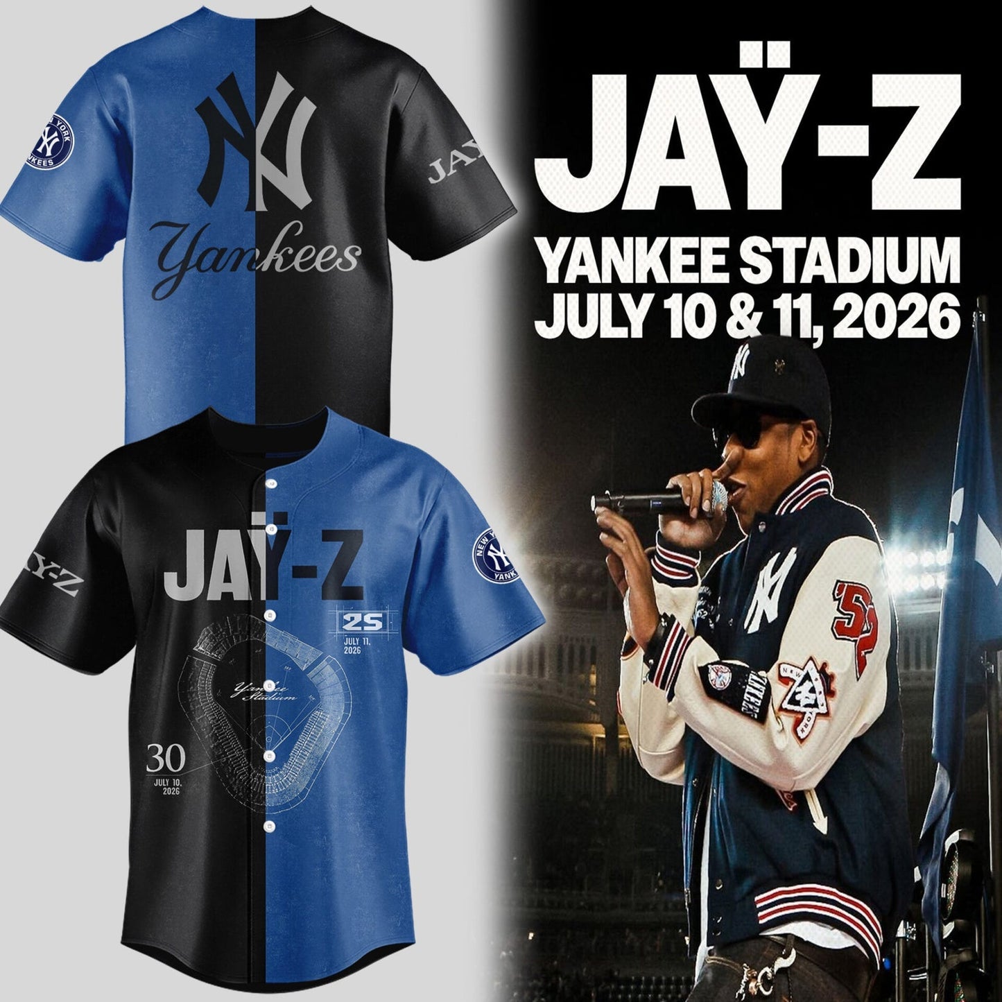 New York Yankees x Jay-Z Hometown Show 2026 Limited Edition Jersey