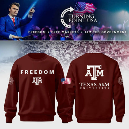 Texas A&M Campus Freedom Red Sweatshirt