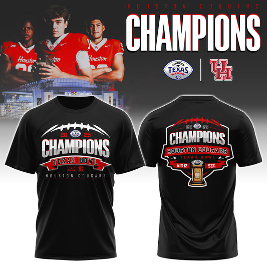 Houston Cougars – Texas Bowl Champions Champions T-shirt